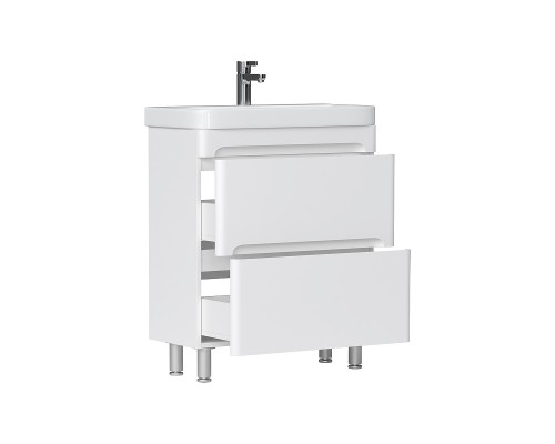 Тумба под раковину Equil Nice 70 tnNICE70.2Y-05 цвет Белый софт