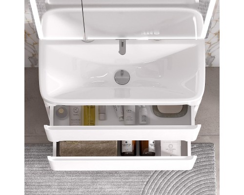 Тумба под раковину Equil Nice 70 tnNICE70.2Y-05 цвет Белый софт