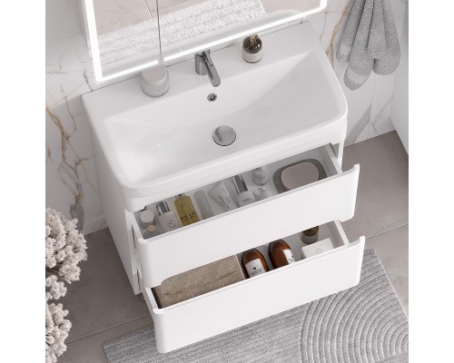 Тумба под раковину Equil Nice 70 tnNICE70.2Y-05 цвет Белый софт