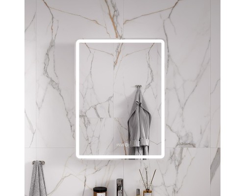 Зеркальный шкаф Equil Nice 60 R szNICE60.R с подсветкой цвет Белый