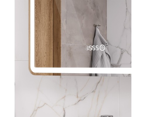 Зеркальный шкаф Equil Nice 60 R szNICE60.R с подсветкой цвет Белый