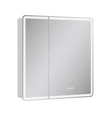 Зеркальный шкаф Equil Nice 80 szNICE80 с подсветкой цвет Белый