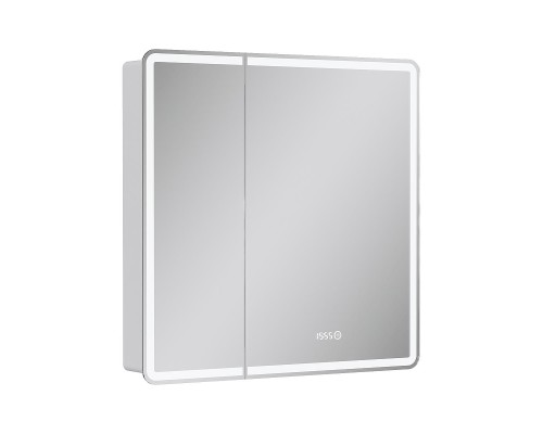 Зеркальный шкаф Equil Nice 80 szNICE80 с подсветкой цвет Белый
