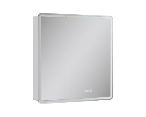 Зеркальный шкаф Equil Nice 80 szNICE80 с подсветкой цвет Белый