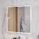 Зеркальный шкаф Equil Nice 80 szNICE80 с подсветкой цвет Белый