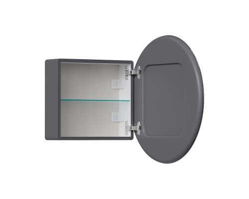 Зеркальный шкаф Equil Smile 60 szSMILE.D600 с подсветкой цвет Графит софт