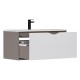 Тумба под раковину Equil Smile 100 tpSMILE100.1Y-04 подвесная цвет Белый Лен антрацит