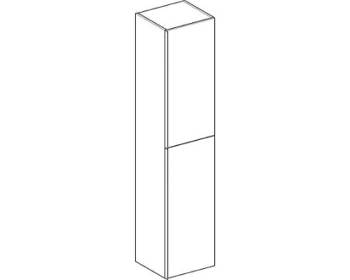 Шкаф пенал Geberit Acanto 500.619.JK.2 Темно-серый