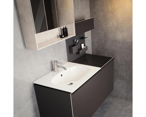 Тумба Geberit Acanto 45 500.618.01.2 подвесная Белое стекло