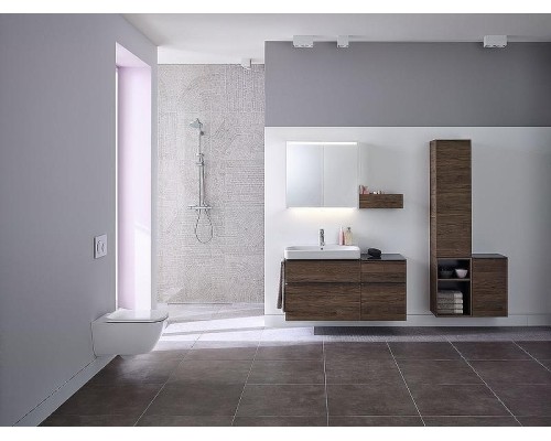 Зеркальный шкаф Geberit Smyle Square 75 500.205.00.1 подвесной Белый