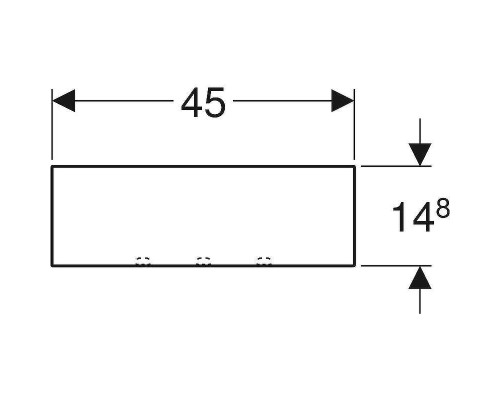 Полка Geberit Smyle Square 500.362.00.1 Белая
