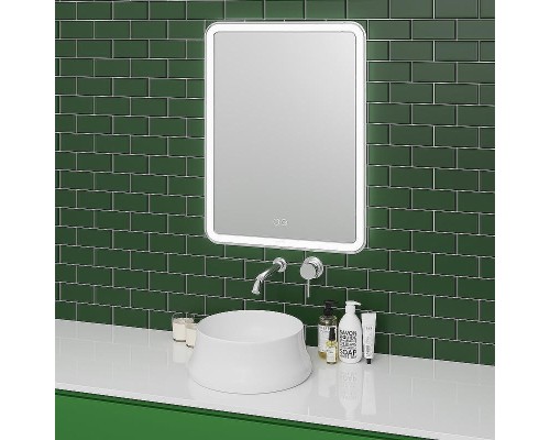 Зеркало Grossman Leo 70 167080 с подсветкой с сенсорным выключателем с подогревом