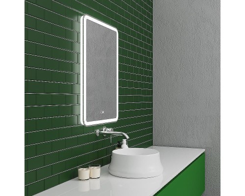 Зеркало Grossman Leo 70 167080 с подсветкой с сенсорным выключателем с подогревом