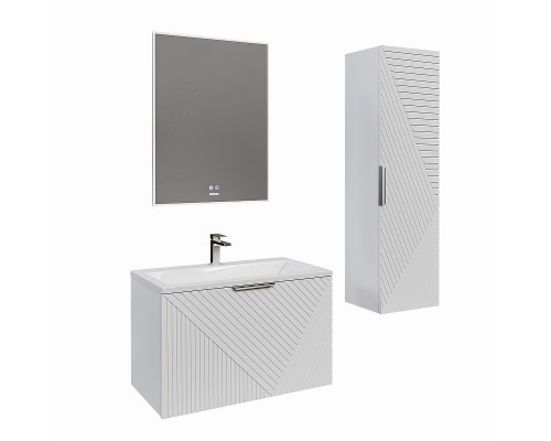 Шкаф пенал Grossman Блисс 37 303548 цвет белый