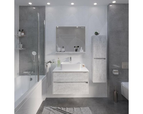 Зеркало Grossman Эдванс 80 208007 цвет Цемент светлый