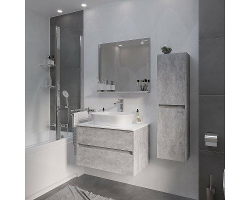 Зеркало Grossman Эдванс 80 208007 цвет Цемент светлый