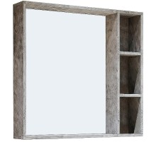 Зеркало со шкафом Grossman Фалькон 80 208003 цвет Бетон