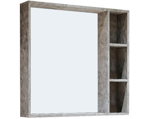 Зеркало со шкафом Grossman Фалькон 80 208003 цвет Бетон
