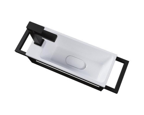 Консоль для раковины Grossman Метрис 50 105003 цвет Черный