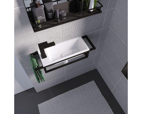 Консоль для раковины Grossman Метрис 50 105003 цвет Черный