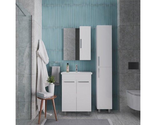 Зеркало со шкафом Grossman Нео 70 207023-1K цвет Белый