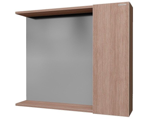 Зеркало со шкафом Grossman Юнит 80 208011 цвет Кадена вуд