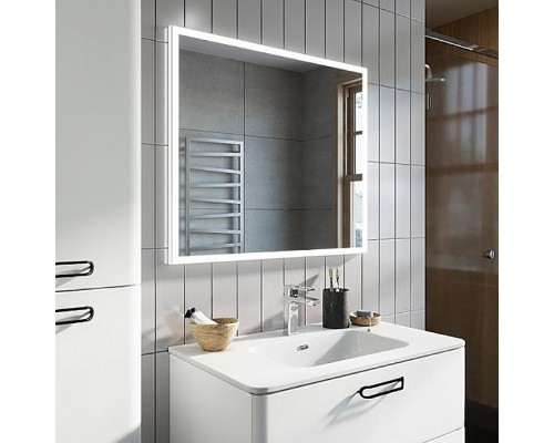 Зеркало Iddis Brick 60 с подсветкой Белый матовый