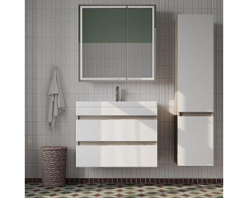 Зеркальный шкаф Iddis Zodiac 80 ZOD8000i99 с подсветкой Белый