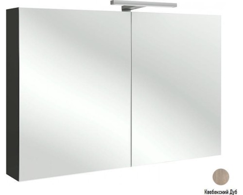 Зеркальный шкаф Jacob Delafon 105 EB787RU-E10 с подсветкой цвет Квебекский дуб