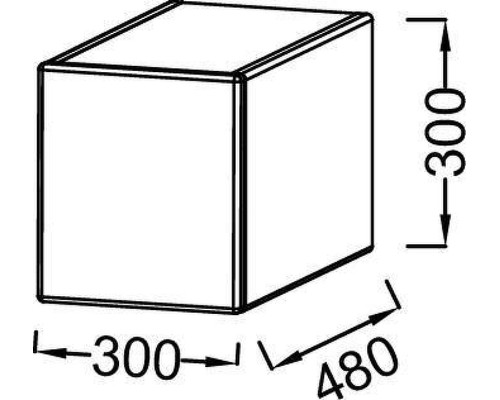 Тумба Jacob Delafon Terrace 30 EB1744-G1C подвесная цвет Белый блестящий