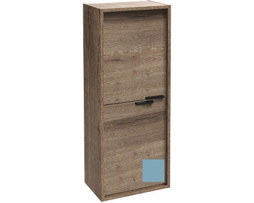 Шкаф пенал Jacob Delafon Vivienne 40 EB1587-E52-S50 подвесной цвет Аквамарин сатин Дуб табак