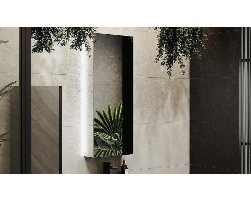 Зеркальный шкаф Jorno Incline 45 Inc.03.45/P/А/JR с подсветкой с сенсорным выключателем