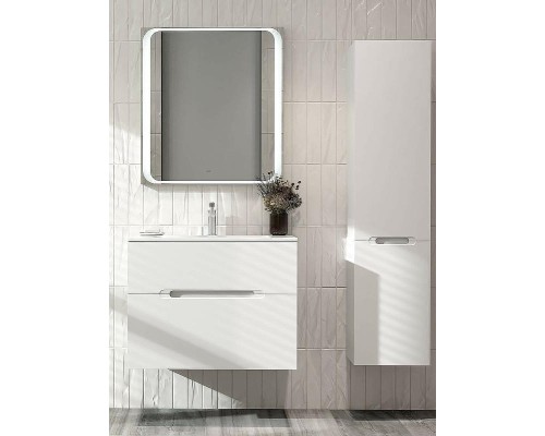 Шкаф пенал Jorno Modul 35 R Mоl.04.150/P/W подвесной Белый глянец