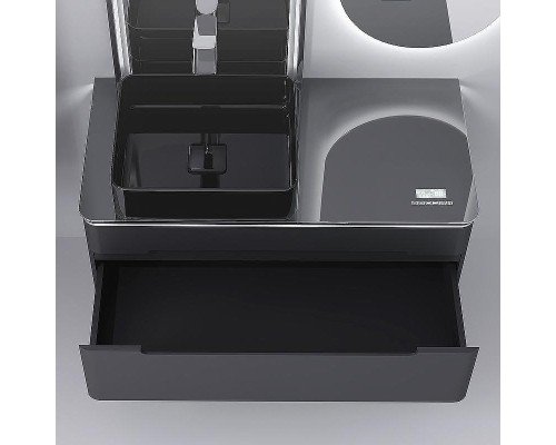 Тумба под раковину Jorno Shine 100 Shi.01.100-M/P/A подвесная Антрацит