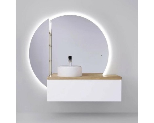 Зеркало Jorno Solis New 106 SolN.02.106/W/JR с подсветкой с бесконтактным выключателем