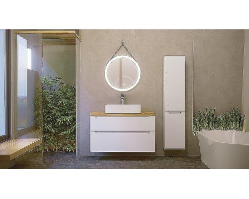 Зеркало Jorno Wood 50 Wood.02.50/ТК с подсветкой с бесконтактным выключателем