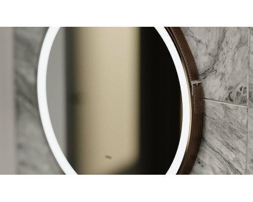 Зеркало Jorno Wood 60 Wood.02.60/ТК с подсветкой с бесконтактным выключателем