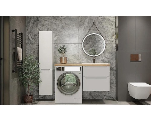 Зеркало Jorno Wood 60 Wood.02.60/ТК с подсветкой с бесконтактным выключателем