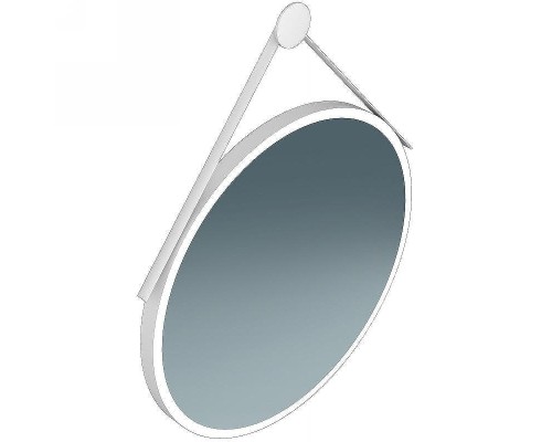 Зеркало Kerama Marazzi Cono 70 CO.mi.70\WHT с подсветкой Белое матовое с бесконтактным выключателем