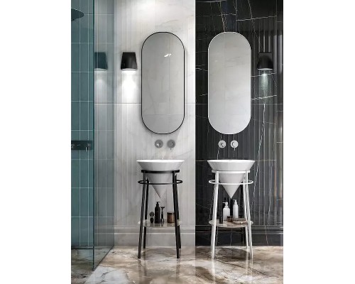 Зеркало Kerama Marazzi Cono 42 CO.mi.PL.42\WHT с подсветкой цвет Белый матовый с сенсорным выключателем