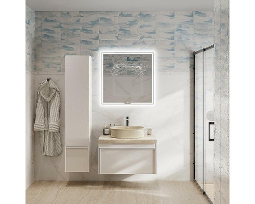 Шкаф пенал Kerama Marazzi Modula 35 MO.165\WHT подвесной Белый глянцевый