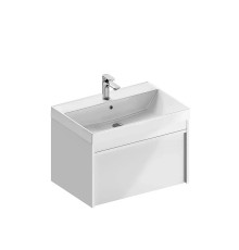 Тумба под раковину Kerama Marazzi Modula 70 MOD.70.1+1\WHT подвесная цвет Белый глянцевый