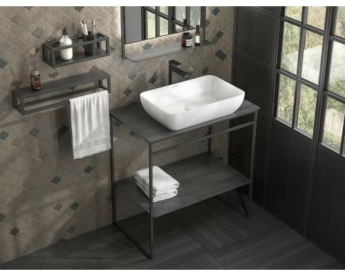 Полка Kerama Marazzi Plaza Next 35 PL.N.sh.35\BLK Черная матовая