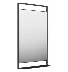 Зеркало Kerama Marazzi Plaza Next 60 PL.N.mi.P.60\BLK с подсветкой Черное матовое с сенсорным выключателем