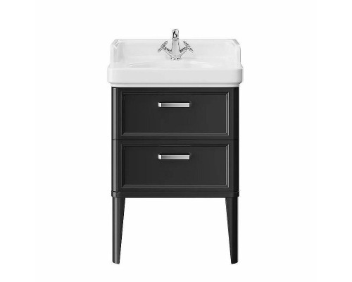 Тумба под раковину Kerama Marazzi Pompei 60 PO.M.60.2\BLK цвет Белый глянцевый