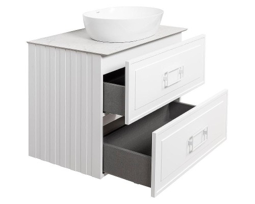 Тумба под раковину La Fenice Cubo 80 FNC-01-CUB-B-80-2 подвесная Белая матовая