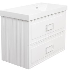 Тумба под раковину La Fenice Cubo 90 FNC-01-CUB-B-90-2 подвесная Белая матовая