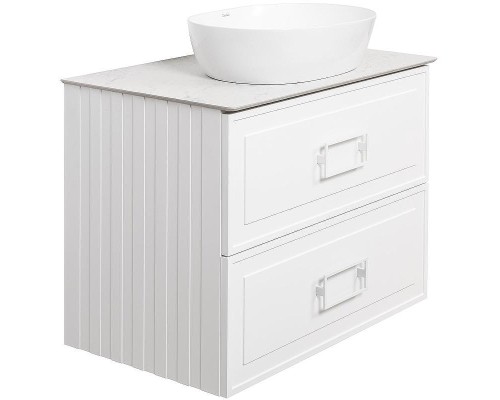Тумба под раковину La Fenice Cubo 100 FNC-01-CUB-B-100-2 подвесная Белая матовая