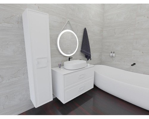 Шкаф пенал La Fenice Cubo 30 FNC-05-CUB-B-30 подвесной Белый матовый