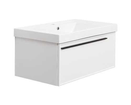 Тумба под раковину La Fenice Elba 80 FNC-01-ELB-B-80 подвесная Белая матовая